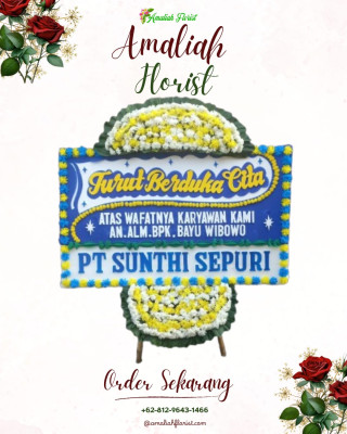 Papan Bunga Duka di Simpang Bingkuang